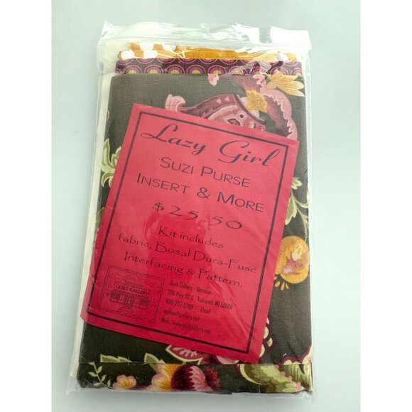 Lazy Girl Designs Suzi Purse Insert & More Kit With Fabric & Pattern - Picture 3 of 6